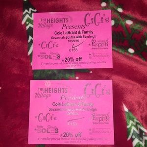 COLE AND SAVANNAH LABRANT SIGNATURE💕